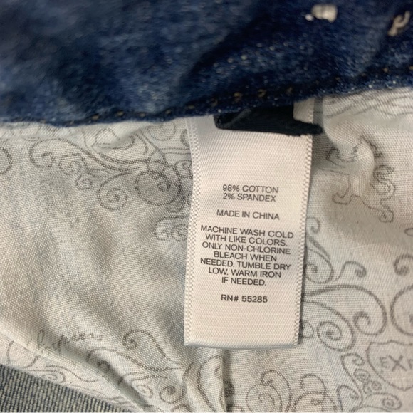 Express Womens Skinny Jeans Dark Wash Size 4R - Picture 4 of 8